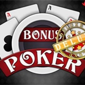 Bonus Poker Deluxe - 3 Hands slot logo by RTG (Reel Time Gaming) at Zeus Bingo