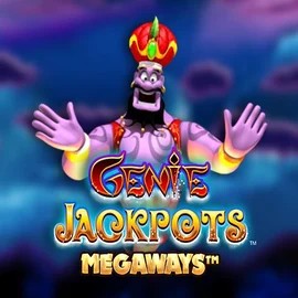Genie Jackpots Megaways logo by Blueprint Gaming at Zeus BingoGenie Jackpots Megaways