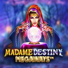 Madame Destiny Megaways slot visual from Pragmatic Play available on zeusbingo.eu