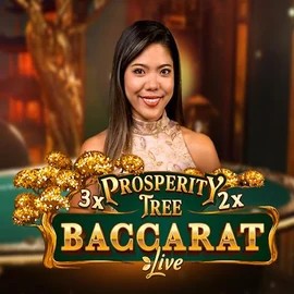 Prosperity Tree Baccarat online game logo by Evolution on zeusbingo.eu