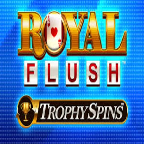 Royal Flush Trophy Spins game by Greentube – logo hosted on Zeus Bingo