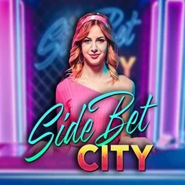 Side Bet City slot visual from Evolution available on zeusbingo.eu