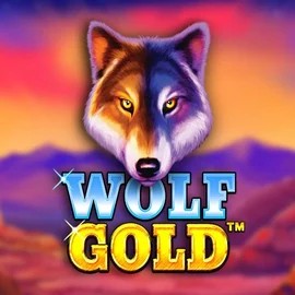 Slots logo of Wolf Gold from Pragmatic Play at Zeus Bingo